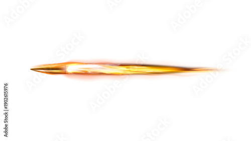 bullet fire flying flying bullet Military gun muzzle flashes with spark and smoke
