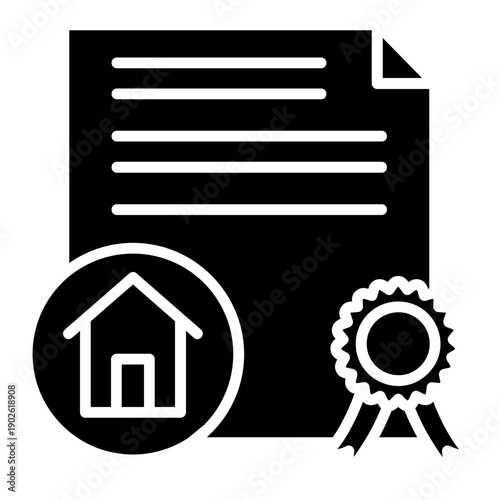 Fotografie Property Deed Icon