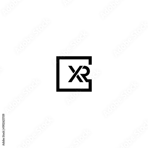 Free Download Simple Black Logo with Letters XR. - GFXLoad