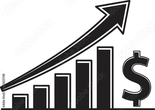 Graphic symbolizing financial growth and investment