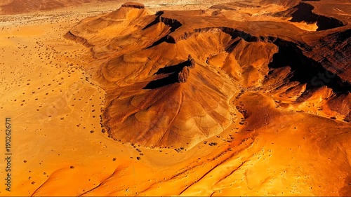 sand dunes at sunset