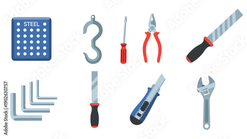 Essential hand tools collection for diy projects and home repairs