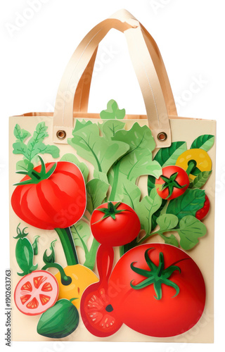 PNG Tomato bag vegetable handbag.