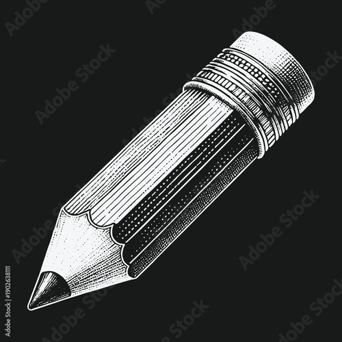 Detailed Pencil Drawing: A Study in Light and Shadow.