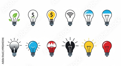 light bulb idea concept