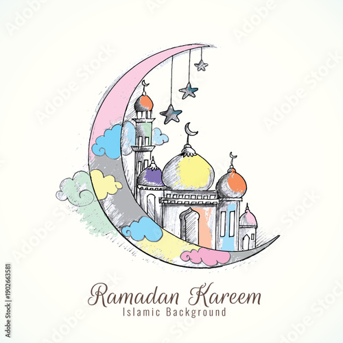 Ramadan Kareem (رَمَضان كريم) is a traditional Arabic greeting for the holy month, meaning "Generous Ramadan." It captures the essence of the month as a time of boundless spiritual generosity, mercy, 