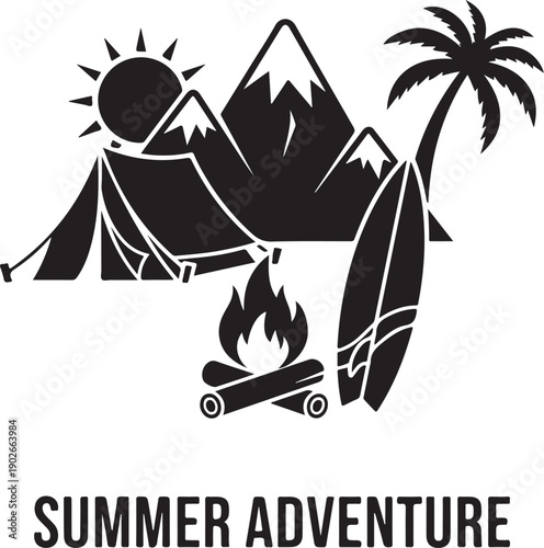 Adventure awaits in the mountains with a summer camping trip under the stars