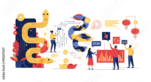 A cheerful illustration of colorful autumn leaves in a pot, perfect for seasonal decor and creative projects.