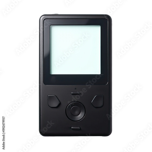 Wallpaper Mural A black mp3 player sits on a white surface, ready for use Torontodigital.ca