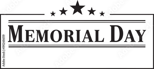 Memorial day tribute honoring fallen heroes and veterans on last monday of may