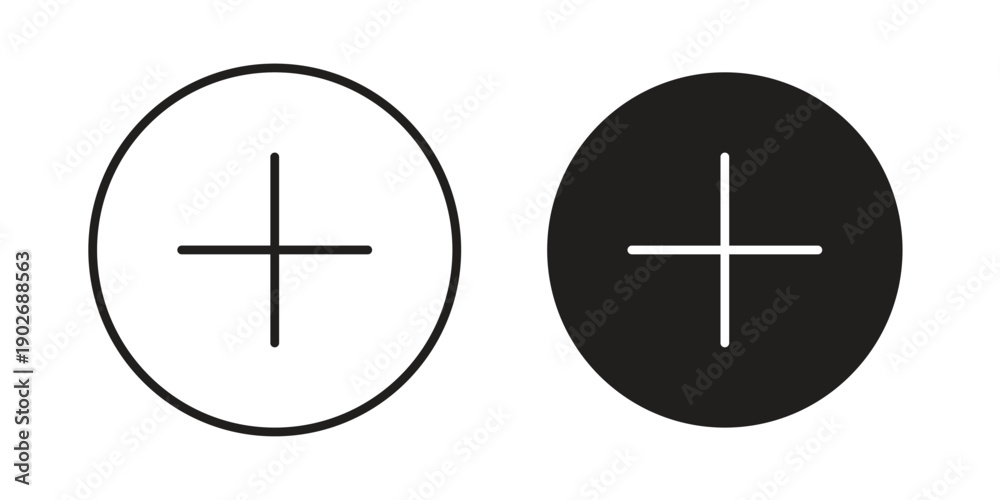 Obraz premium Add item icon in black solid style. linear symbol.