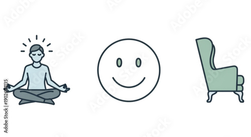 Person Sitting in Meditation Posture isolated on transparent background.