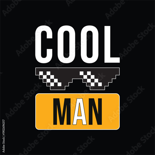 Cool Man tshirt deisng