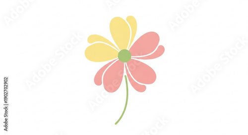 Colorful Flower Illustration