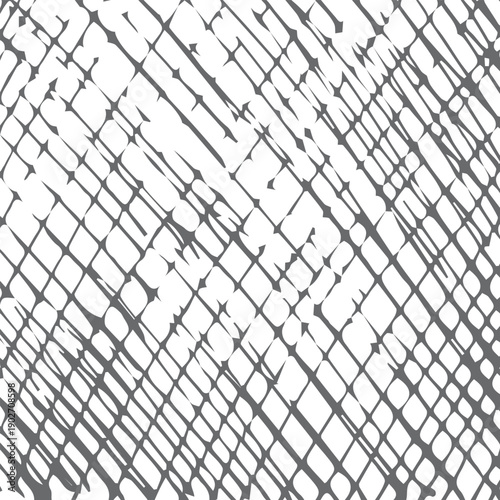 Etching texture. Diagonal crossed pattern black lines
