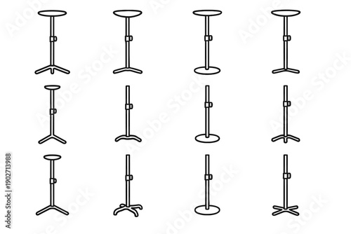Mounting vector solution lightweight heater icon slim design silhouette floor adjustable portable