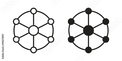 Dependency icon. Vector linear icon collection. Vector EPS10