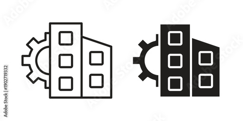 Enterprise icon. Vector linear icon collection. Vector EPS10