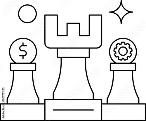 Wallpaper Mural Strategic Business Pillars Finance Operations and Leadership Torontodigital.ca