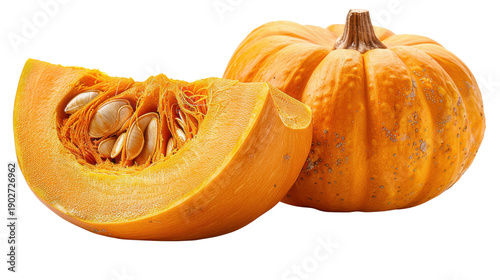 Pumpkin isolated on white background