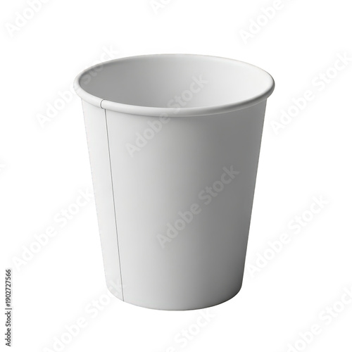 Wallpaper Mural White disposable paper cup isolated on transparent background Torontodigital.ca