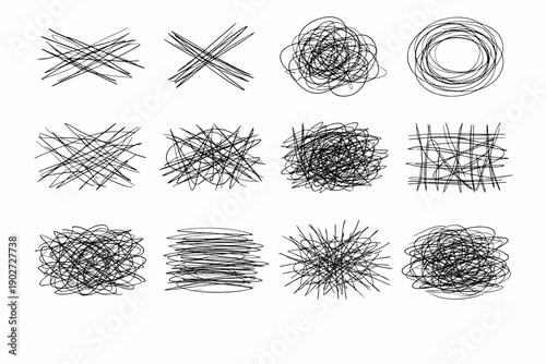 Passes collision woven field generation cluster simple icon paths vector hand image