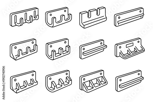 Corner shading tool stroke icon highlight seam vector stripe surface mounted wall
