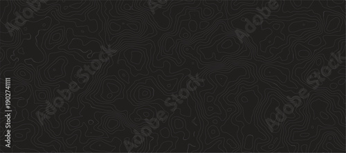 Dark Topographic Pattern Background with Subtle Contour Lines for Design and Texture deep dark background.
