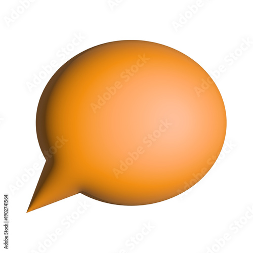 3d speech bubble icon