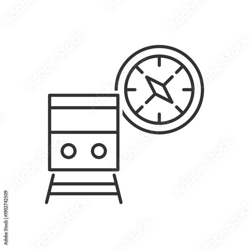Train Compass Icon