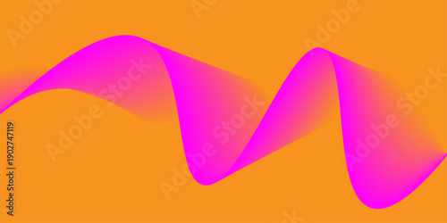 Abstract vector background with triangles featuring a yellow sun silhouette over orange desert sand waves and curved lines for a summer nature travel illustration wallpaper design