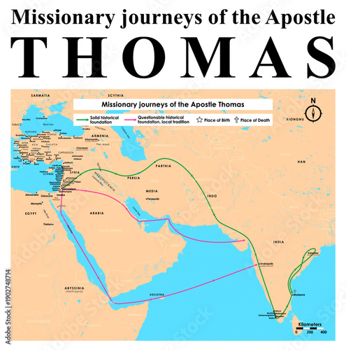 Missionary journeys of the Apostle Thomas