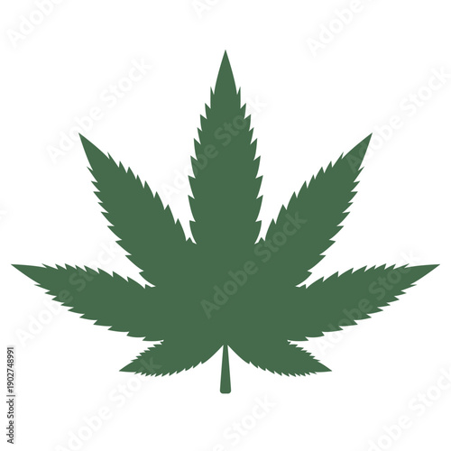 Marijuana green icon