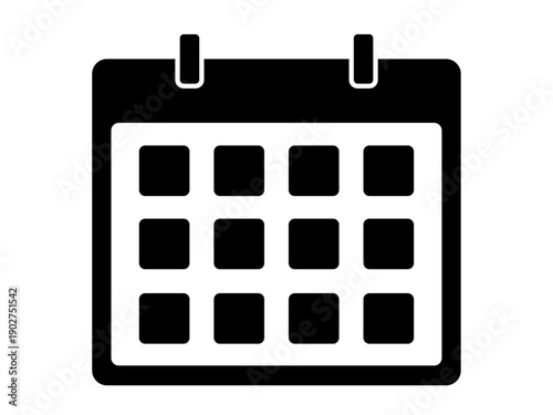 スケジュール管理用のカレンダーのアイコン