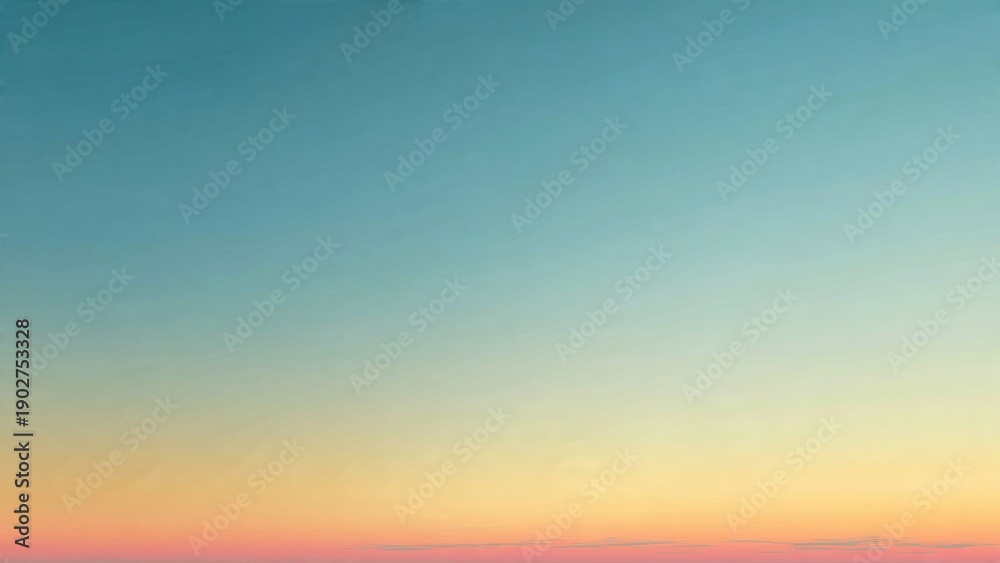 Obraz premium Gradient sky at sunset