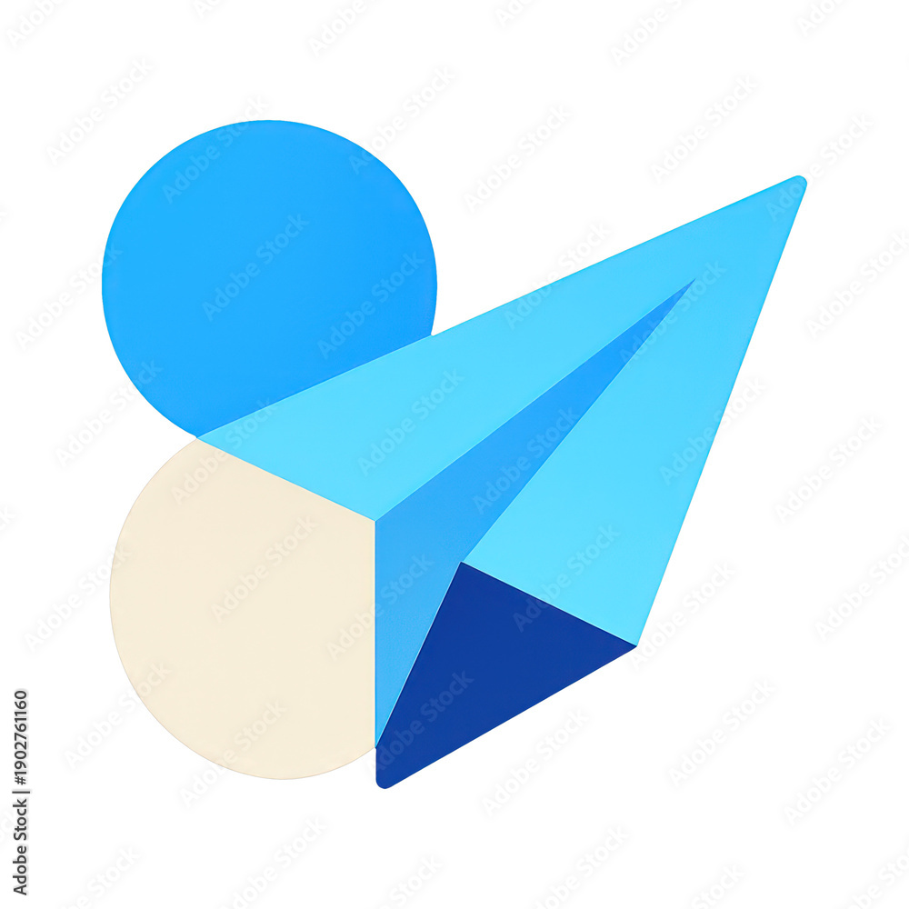 Fototapeta premium PNG Abstract geometric shapes illustration
