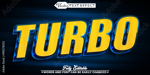  Turbo Speed Power Engine Performance Vector Fully Editable Smart Object Text Effect
