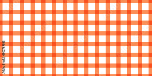 Orange gingham checkered pattern with soft overlapping stripes.Eps10