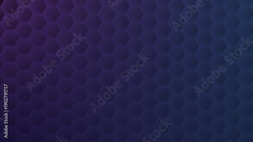 Dark futuristic blue and purple gradient background with subtle honeycomb pattern creating a seamless loop