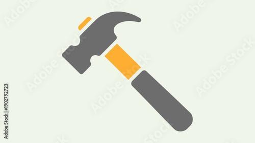Claw Hammer Tool for Construction and Repair Work.