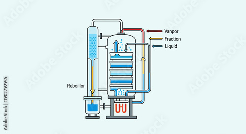 Distillation Column Process Diagram Equipment.