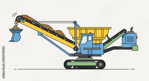 Heavy Machinery Crusher for Rock and Stone.