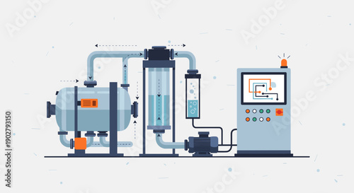 Industrial Water Purification System Equipment.