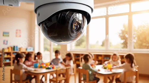 Surveillance Camera in Classroom – Monitoring Technology for Child Safety and Security video