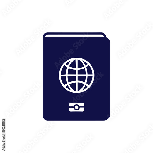 Passport Icon - International Travel Document for Identification and Global Mobility.