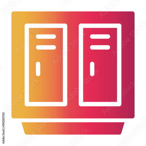 lockers Gradient icon