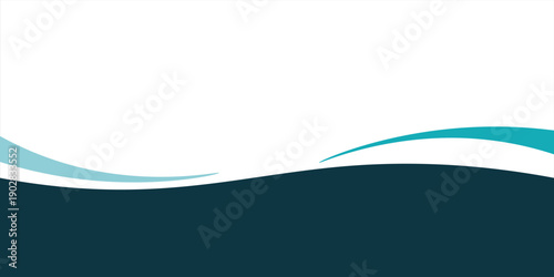 Abstract wave footers background illustration