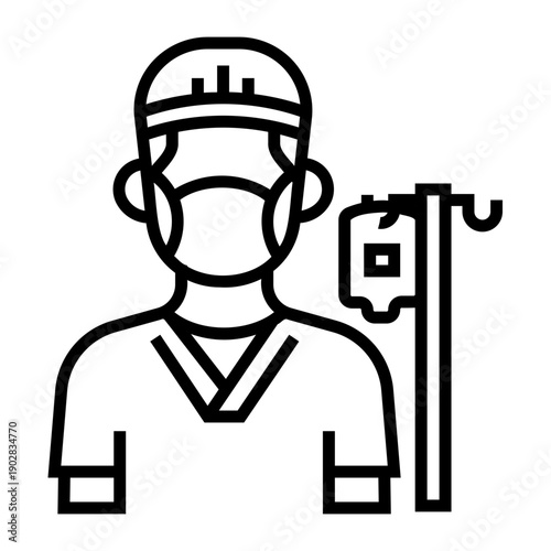 health facilities Line Icon