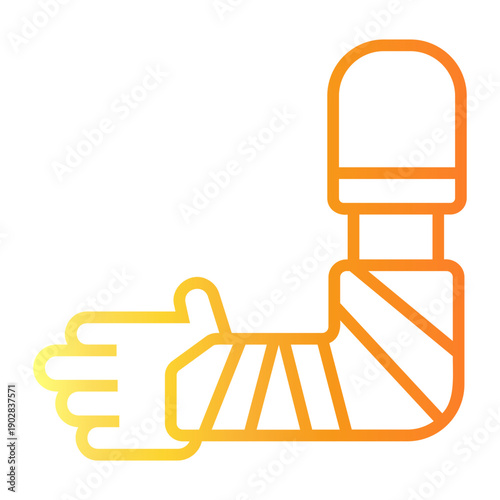 health facilities Line Gradient Icon