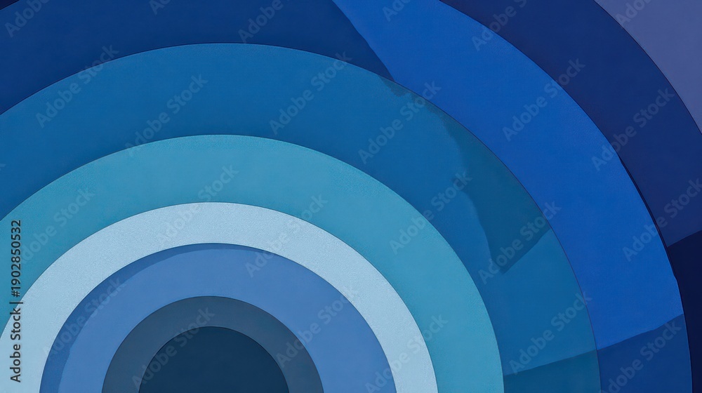 custom made wallpaper toronto digitalAbstract Geometric Pattern of Overlapping Blue Circles with Varied Textures and Layered Depth Under Subtle Lighting on Dark Background